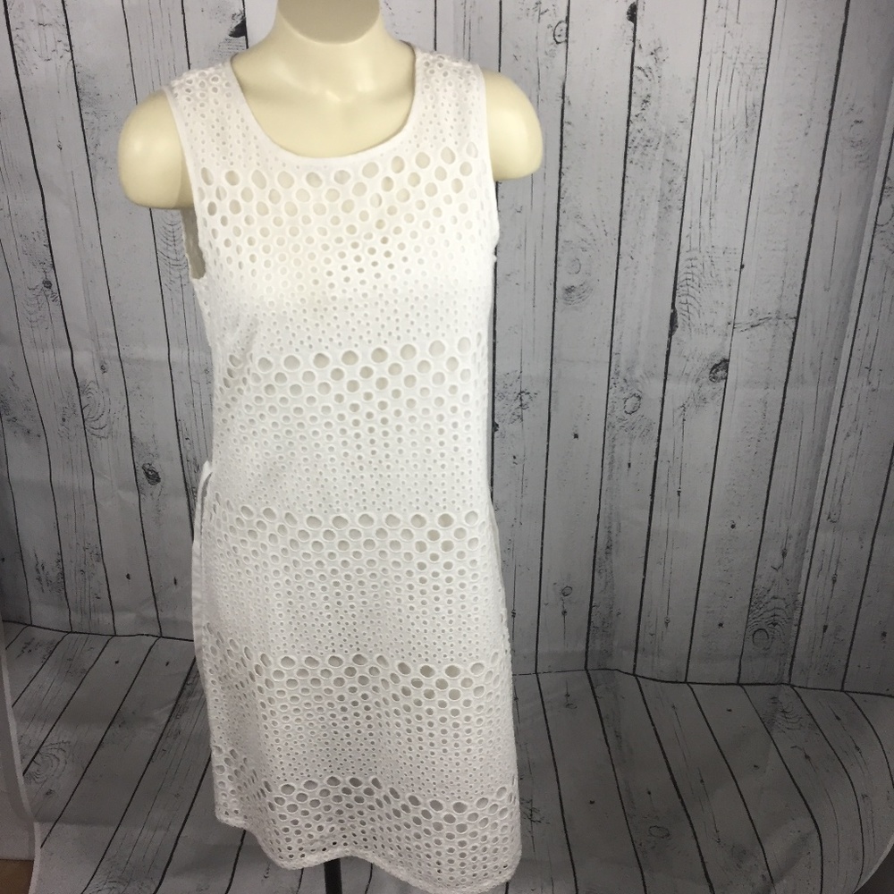 NWT Jade White Open Circle Dress Size M